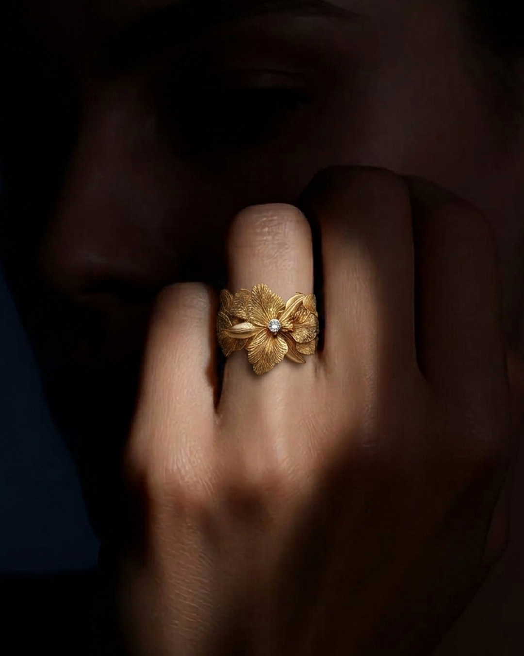 Orchid Ring Gold (Pre-order)